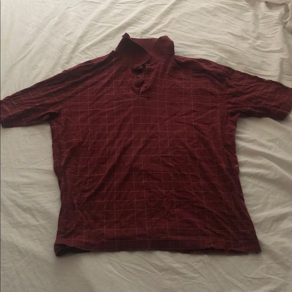 Men’s Dark Red Polo Shirt | Casual Classic Fit